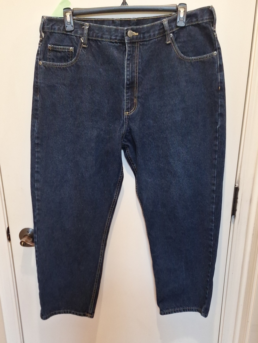 Relaxed Fit Men's Dark Blue Jeans